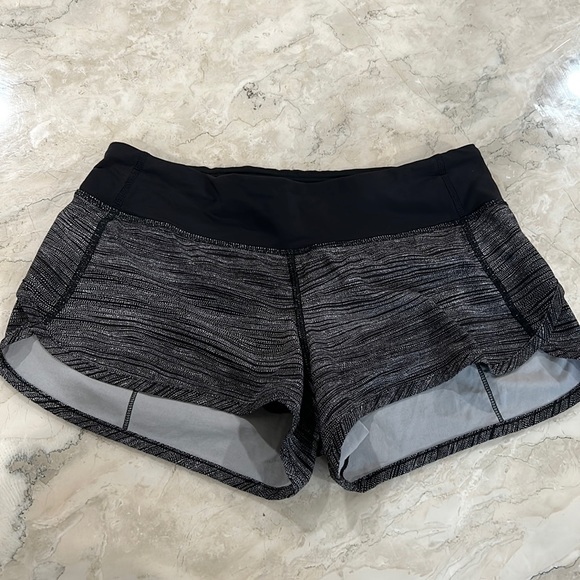 lululemon athletica Pants - Lululemon Speed Short (4-way Stretch 2.5")
Bit Point Ice Grey Black / Black